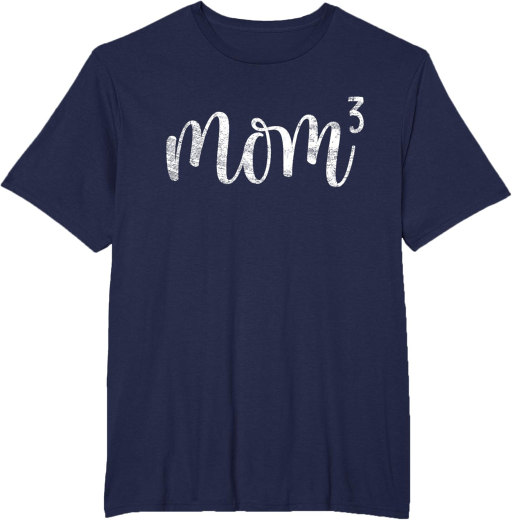 Mom3 Mom Cubed Mother of Three Mama of 3 Gifts Mothers Day