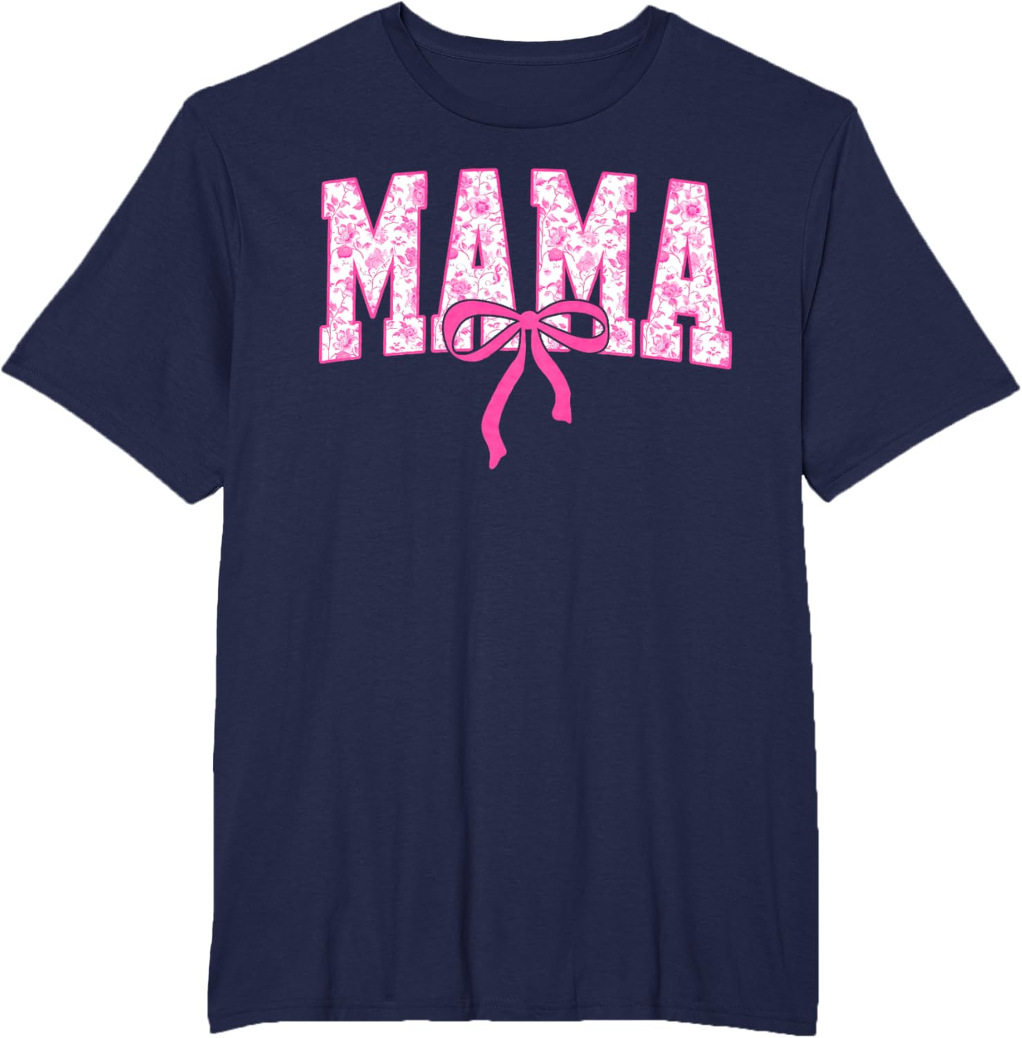 Coquette Pink Chinoiserie Mama Floral Bow Mom Mothers Day