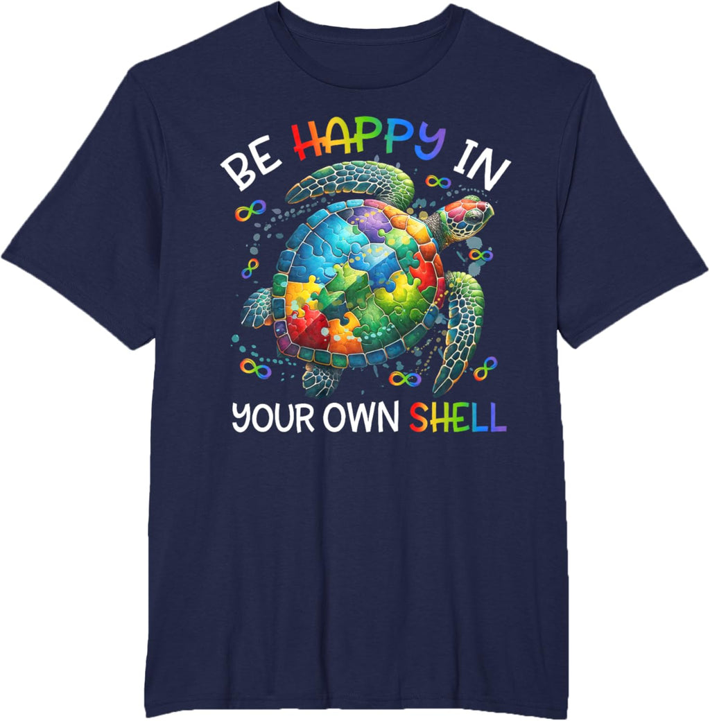 Puzzle Turtle Be Happy In Your Own Shell Autism Awareness