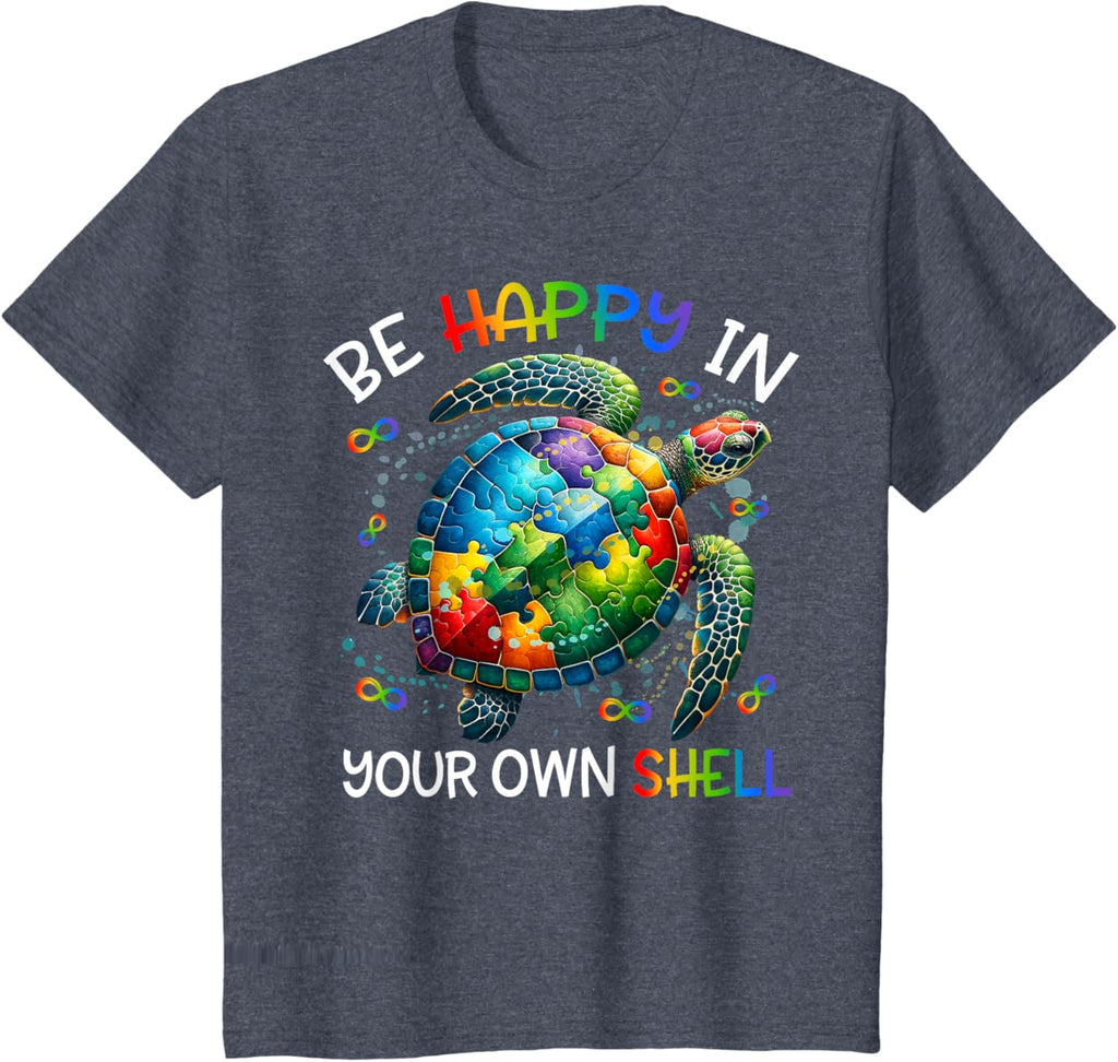 Puzzle Turtle Be Happy In Your Own Shell Autism Awareness