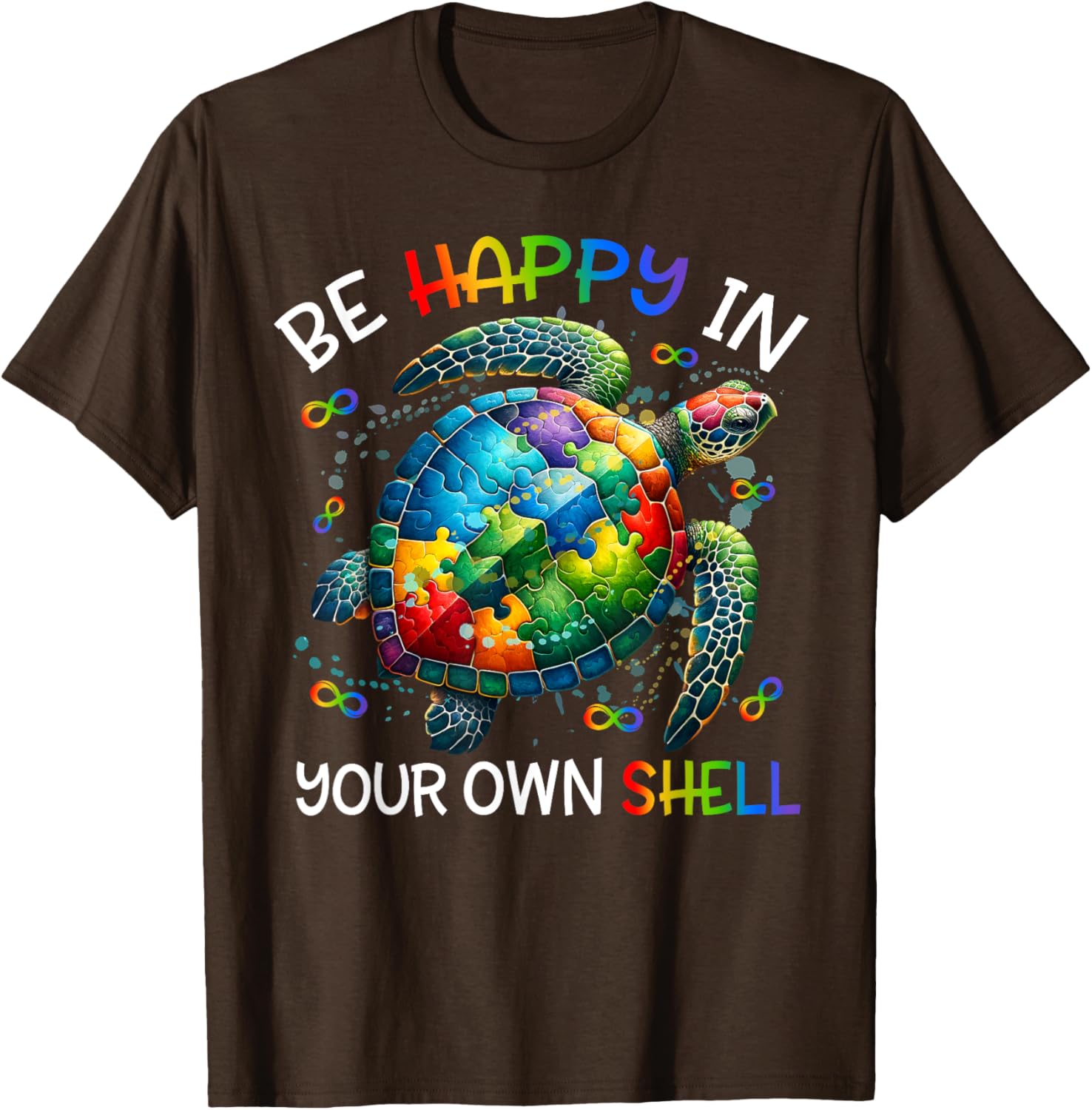 Puzzle Turtle Be Happy In Your Own Shell Autism Awareness