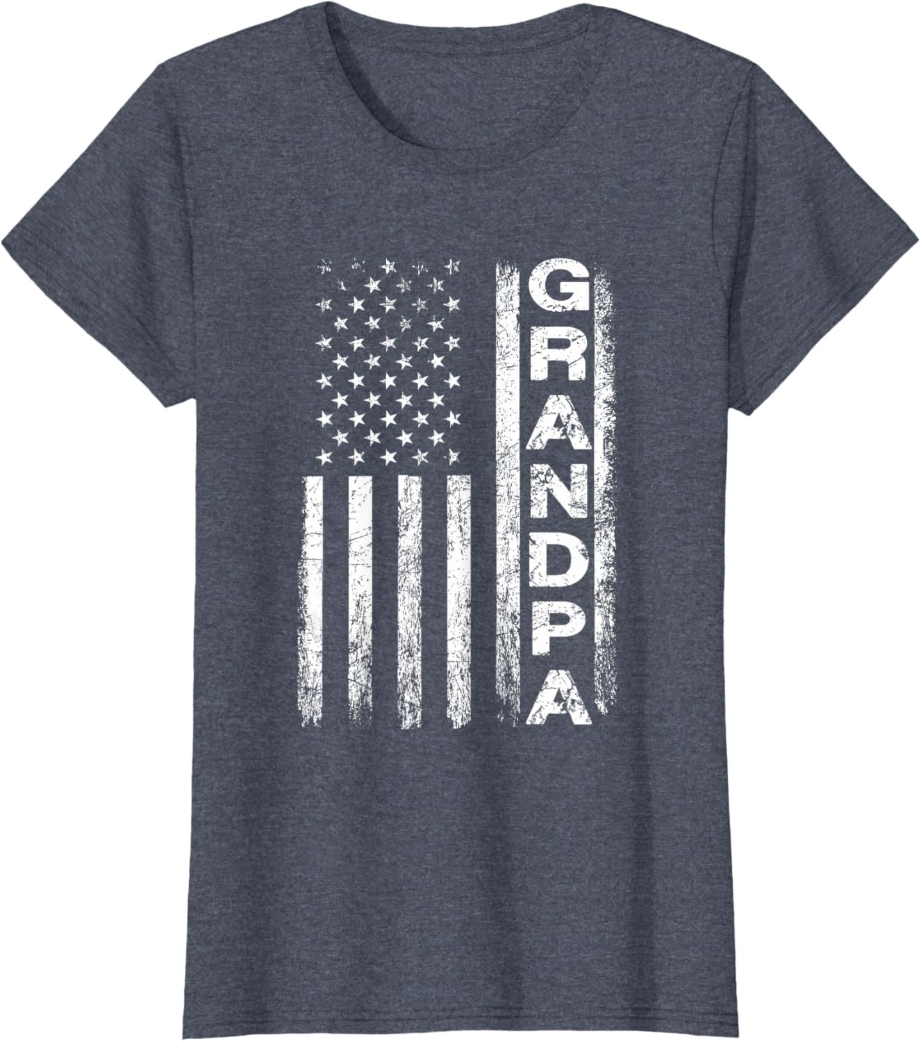 Grandpa Vintage American Flag Father's Day 4th of July Papa