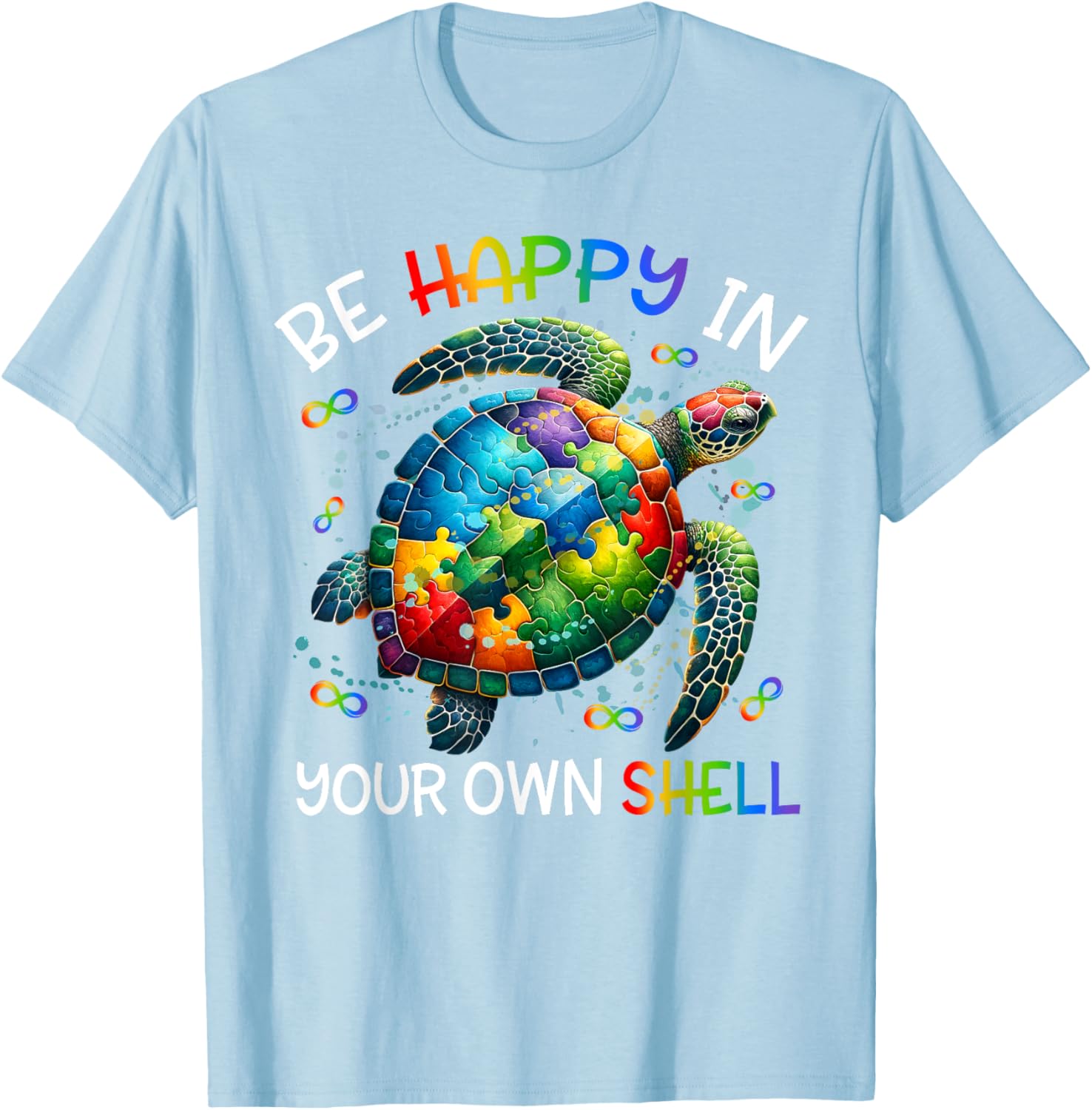 Puzzle Turtle Be Happy In Your Own Shell Autism Awareness