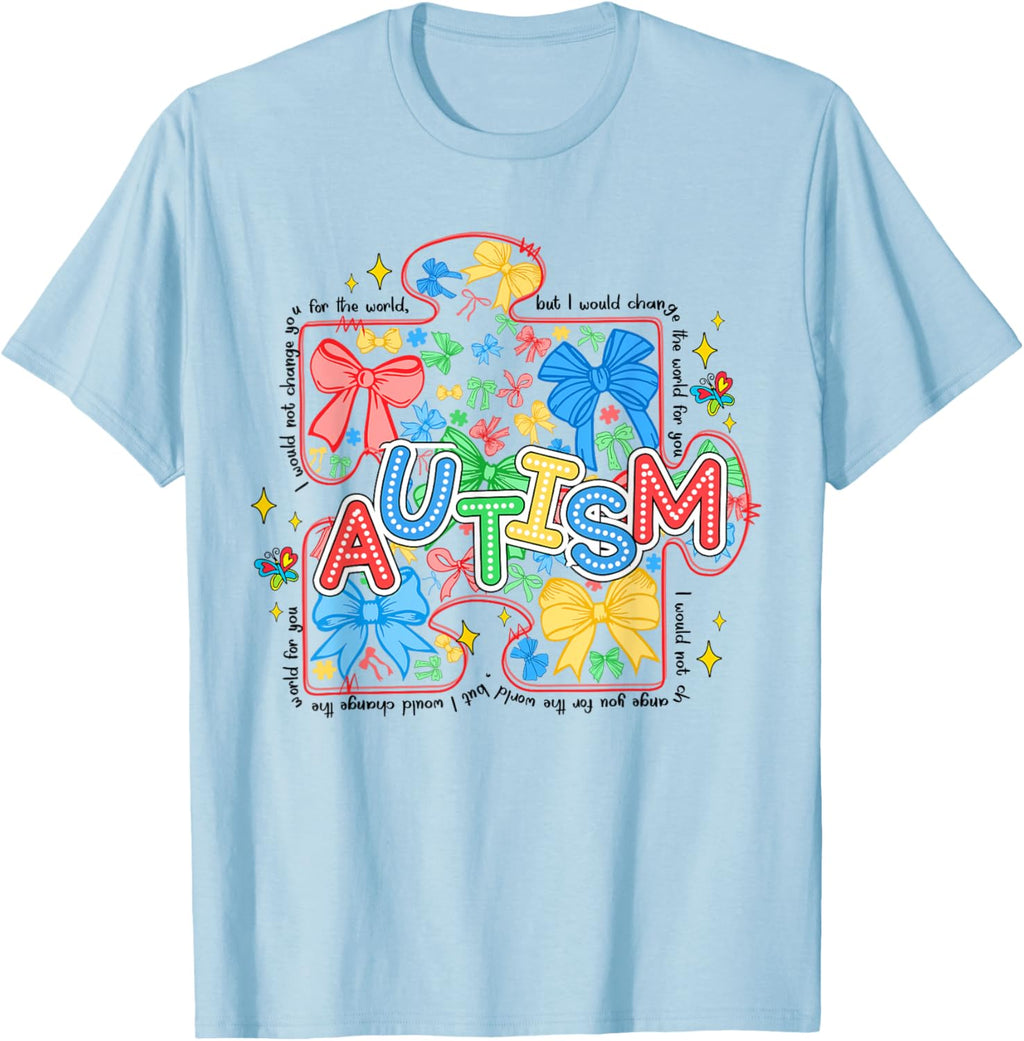 Autism Awareness Coquette Bow Autism Awareness Puzzle Piece