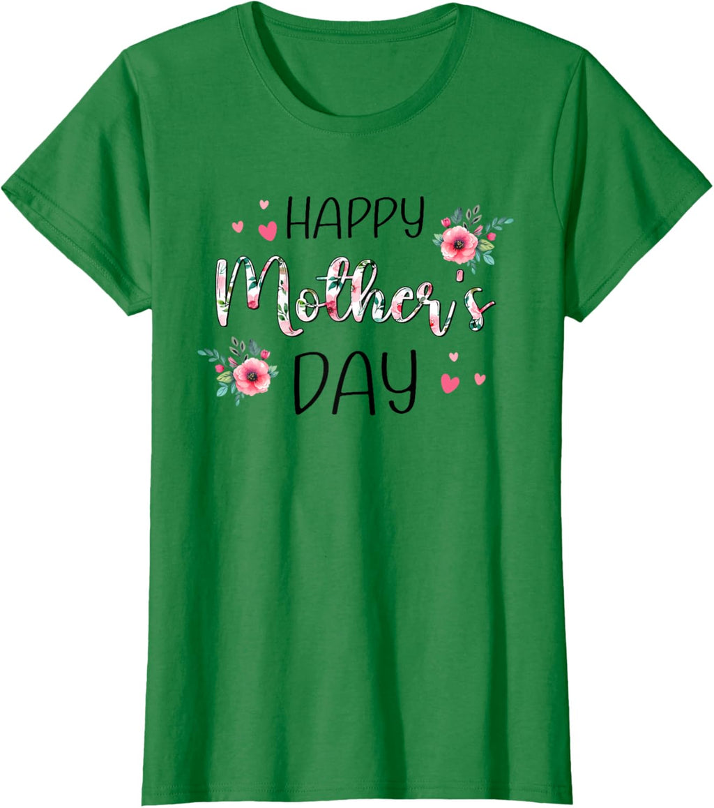 Happy Mothers Day Shirts for Women, Mom Tshirt Grandma Gift Mother Shirt