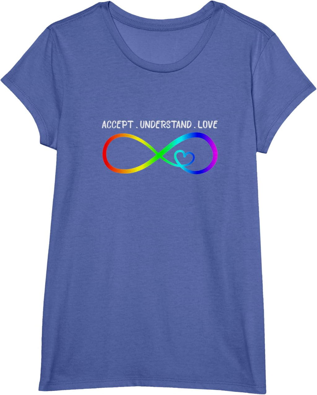 Accept Understand Love Heart Infinity Autism Awareness