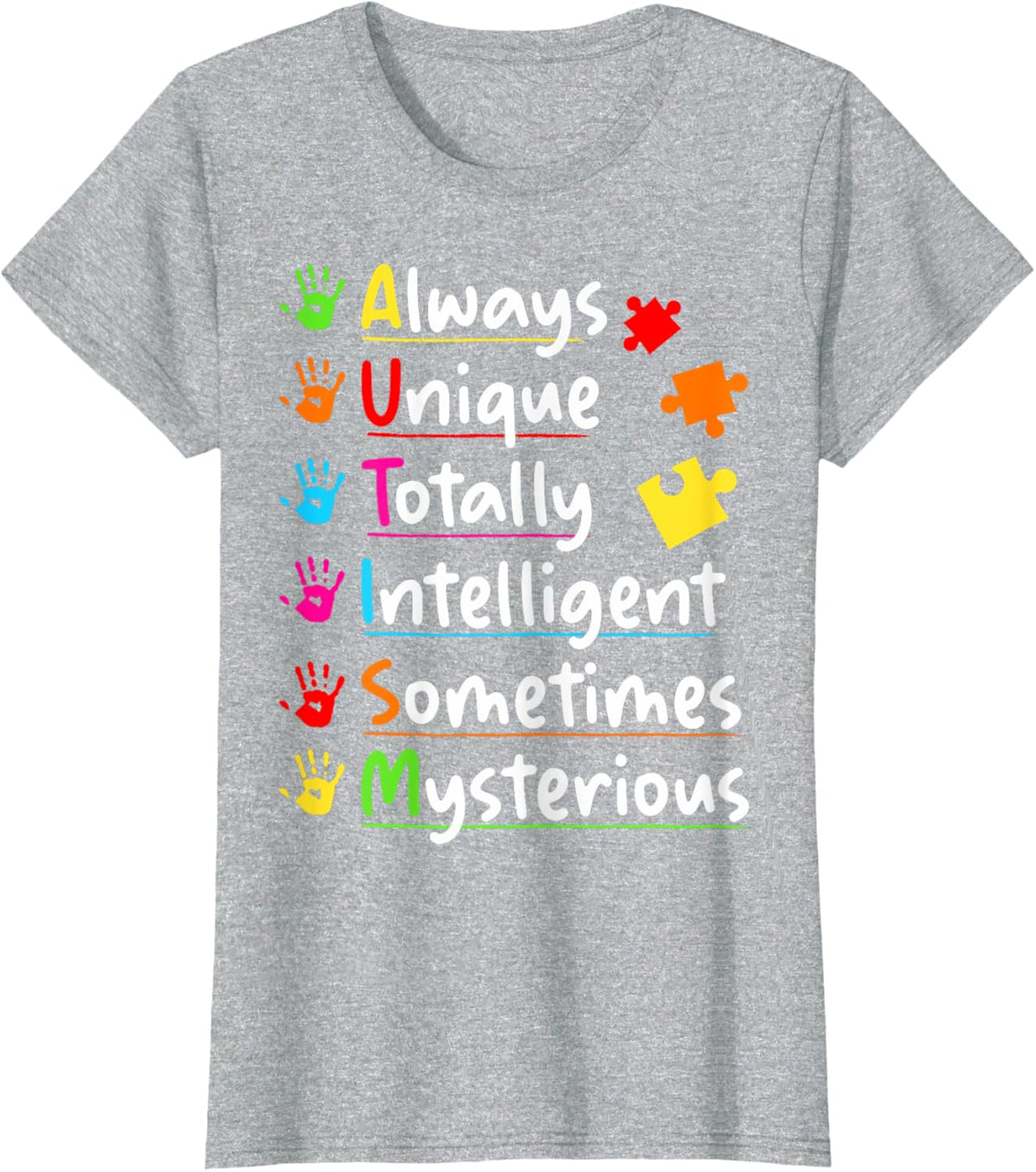 Always Unique Autism Awareness Totally Intelligent Kids