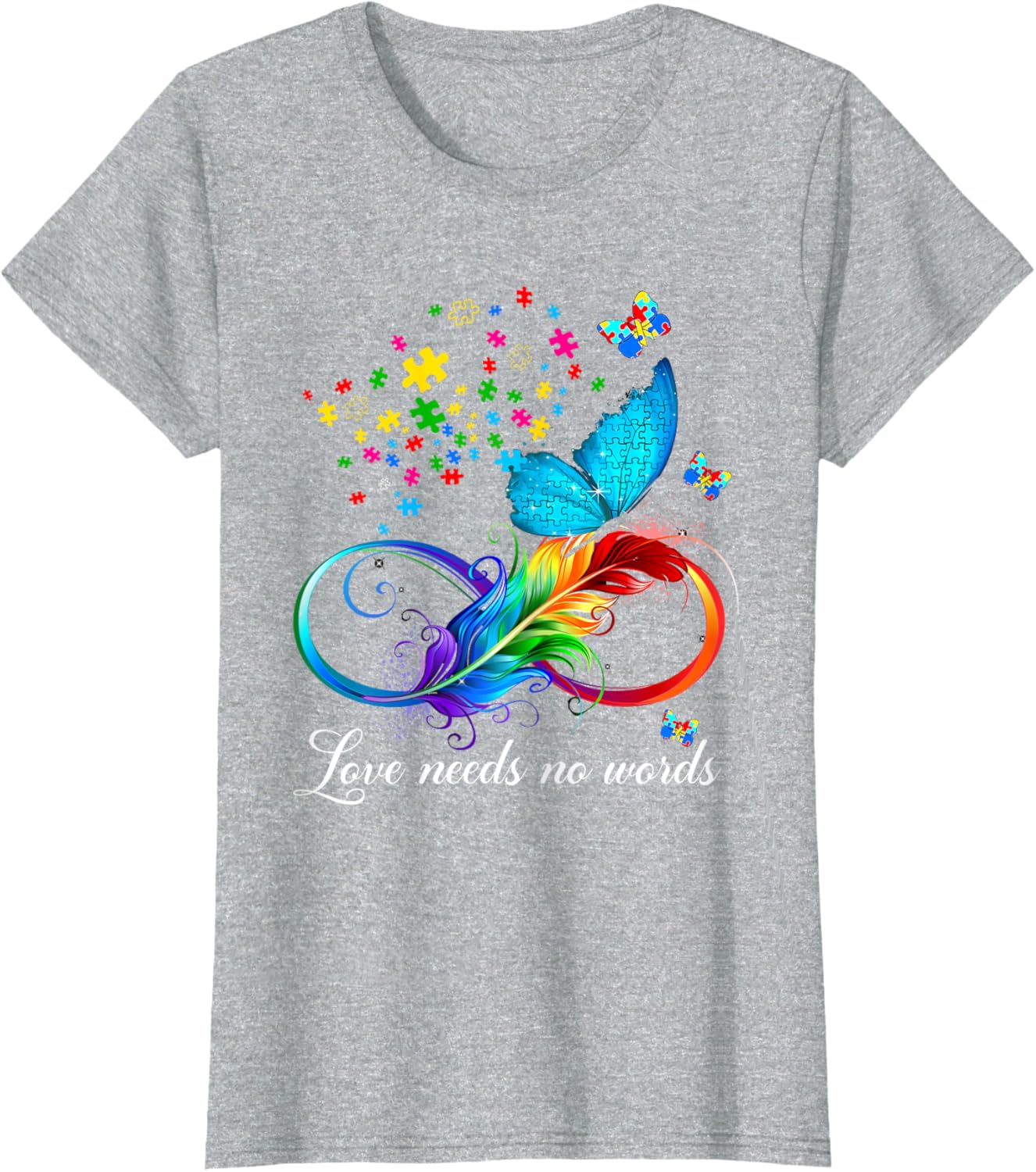 Love Needs No Words Autism Kids Mom Support Autism Awareness