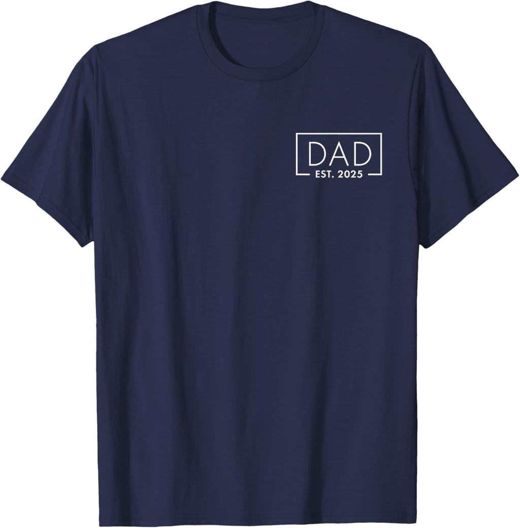 Birth Gift Co. Funny 1st Time Dad EST 2025 New Dad New First Fathers Day