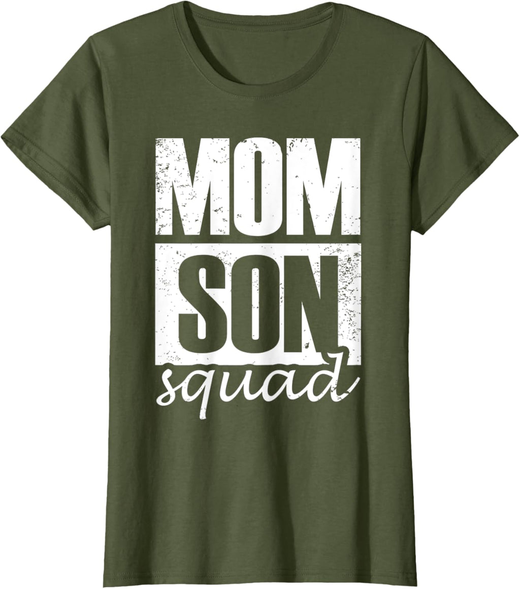 Mommy Son Squad Mom Sons Matching Mother's Day Mother Son
