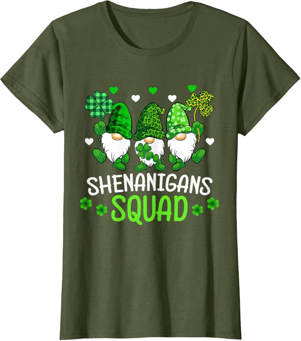 Shenanigans Squad St Patricks Day Gnomes Family Matching Kid