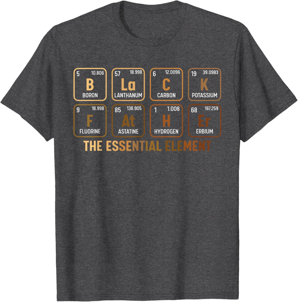 Mens Black Father's Day Black Dad Black Father Essential Element