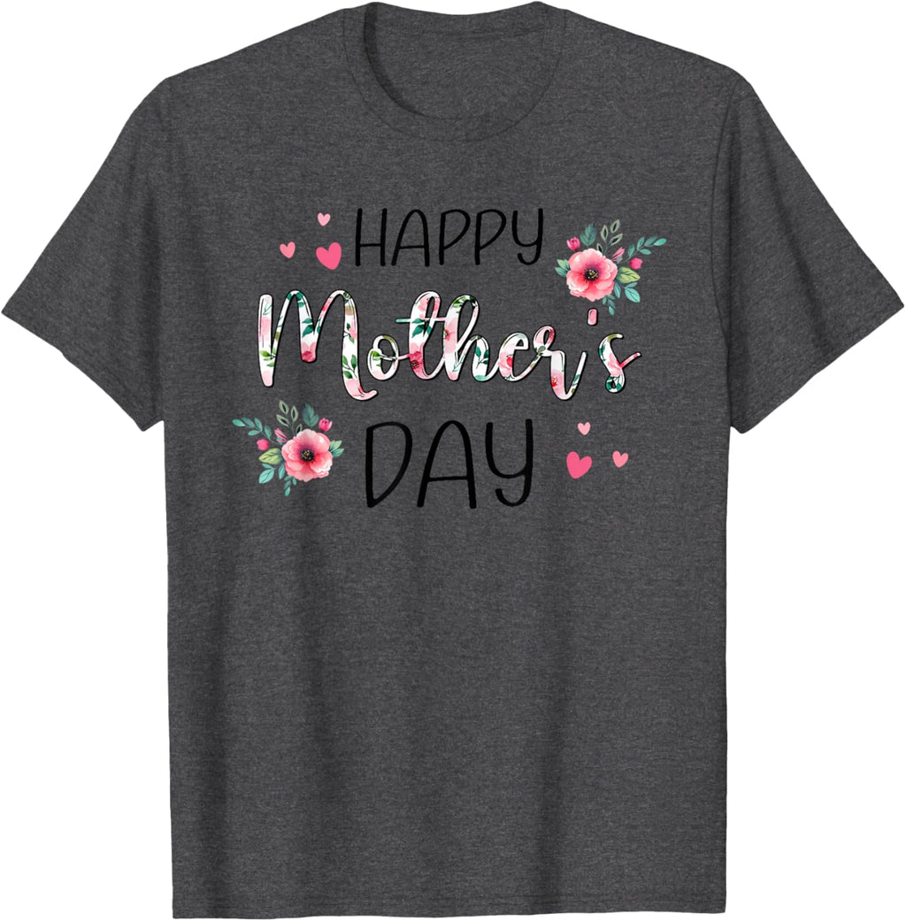 Happy Mothers Day Shirts for Women, Mom Tshirt Grandma Gift Mother Shirt