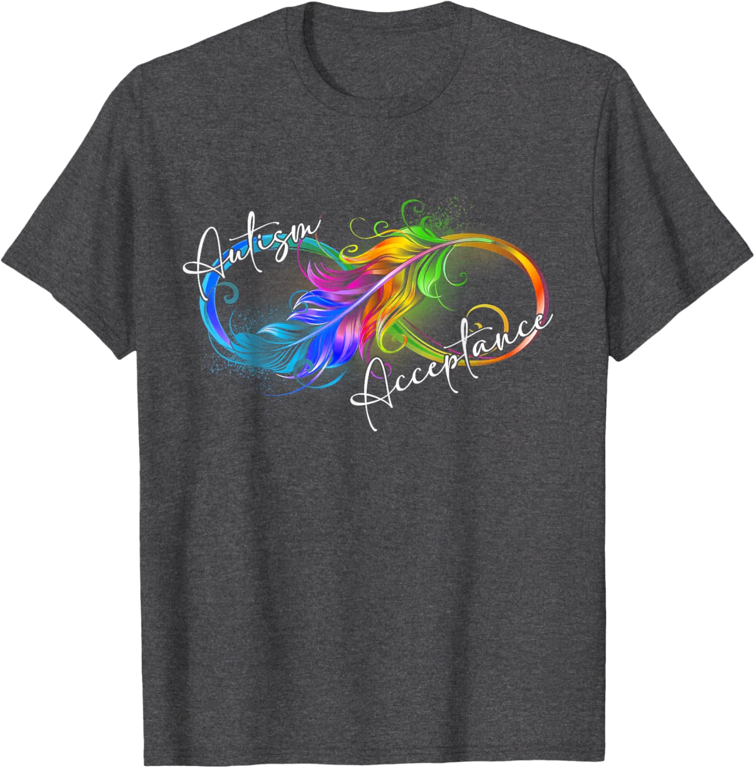 Autism Red Instead Infinity Symbol Autistic Acceptance