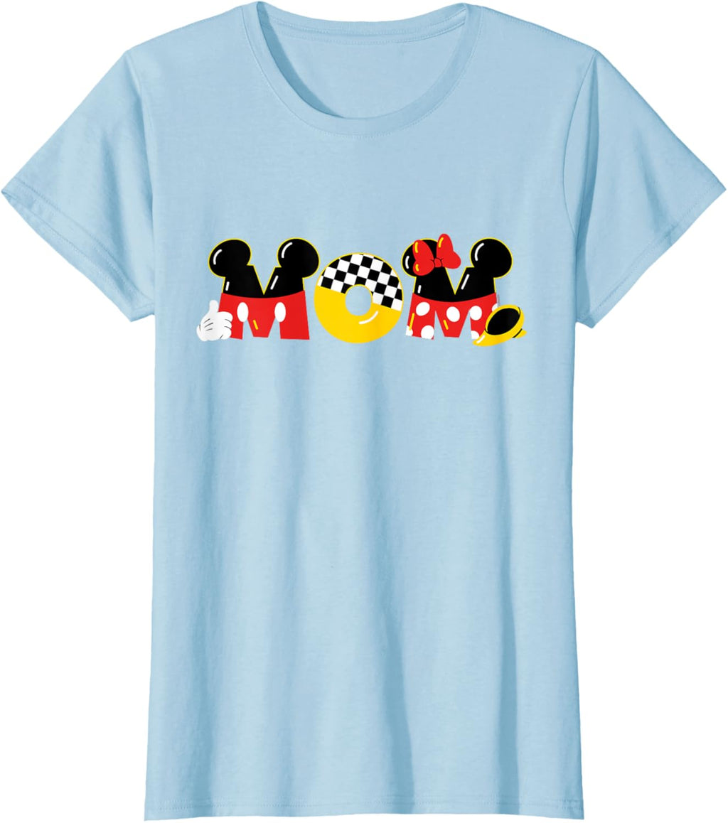 Disney Mickey Mouse & Minnie Mouse Mom Mother\u2019s Day Birthday Mother Shirt