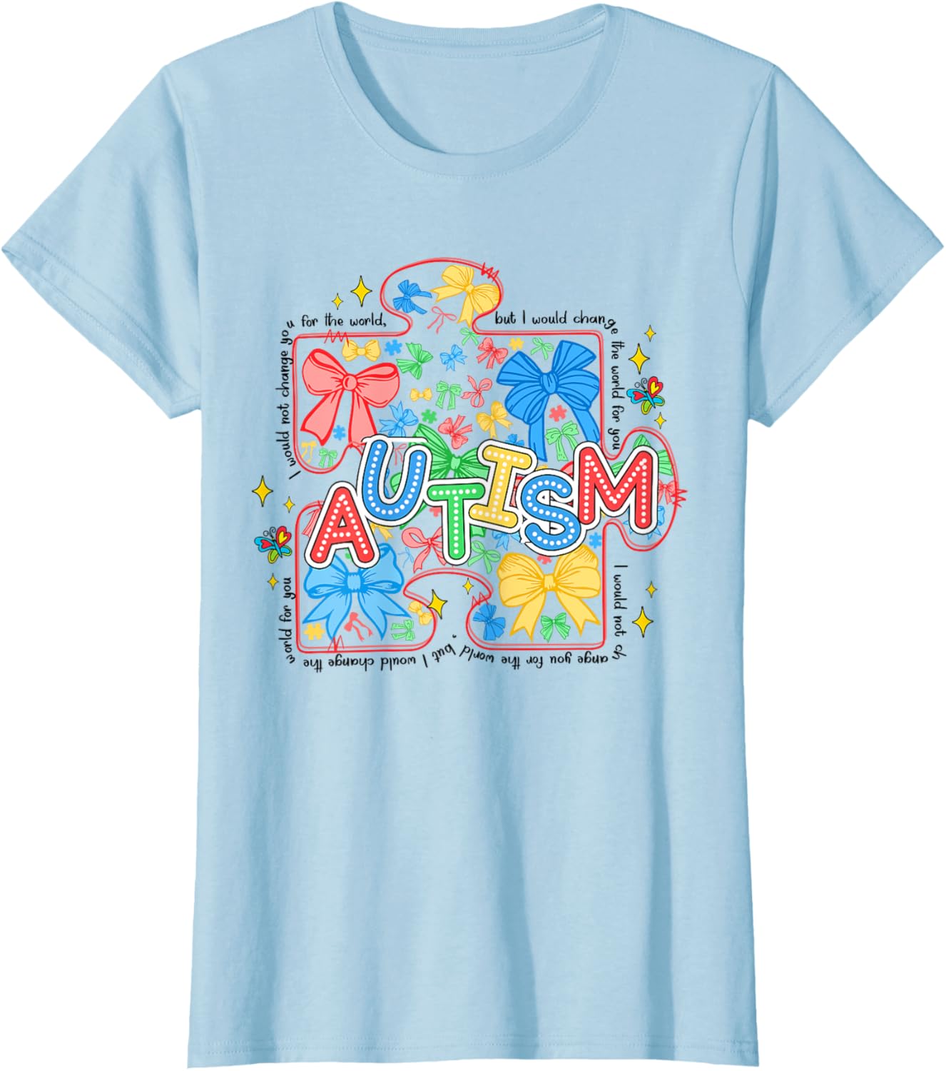 Autism Awareness Coquette Bow Autism Awareness Puzzle Piece