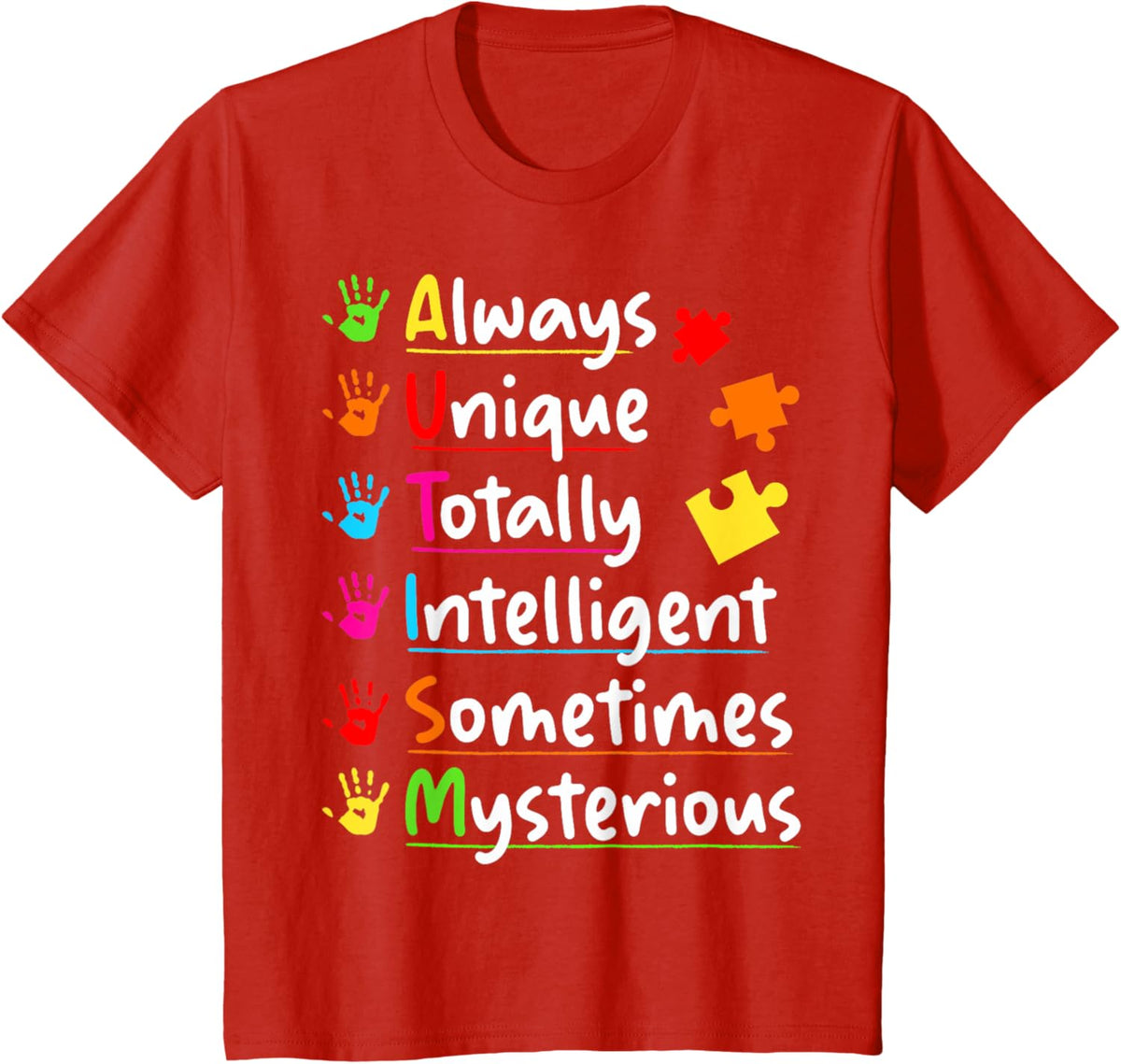 Always Unique Autism Awareness Totally Intelligent Kids