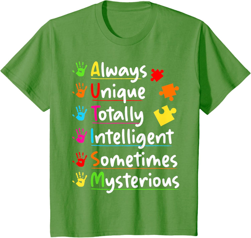 Always Unique Autism Awareness Totally Intelligent Kids