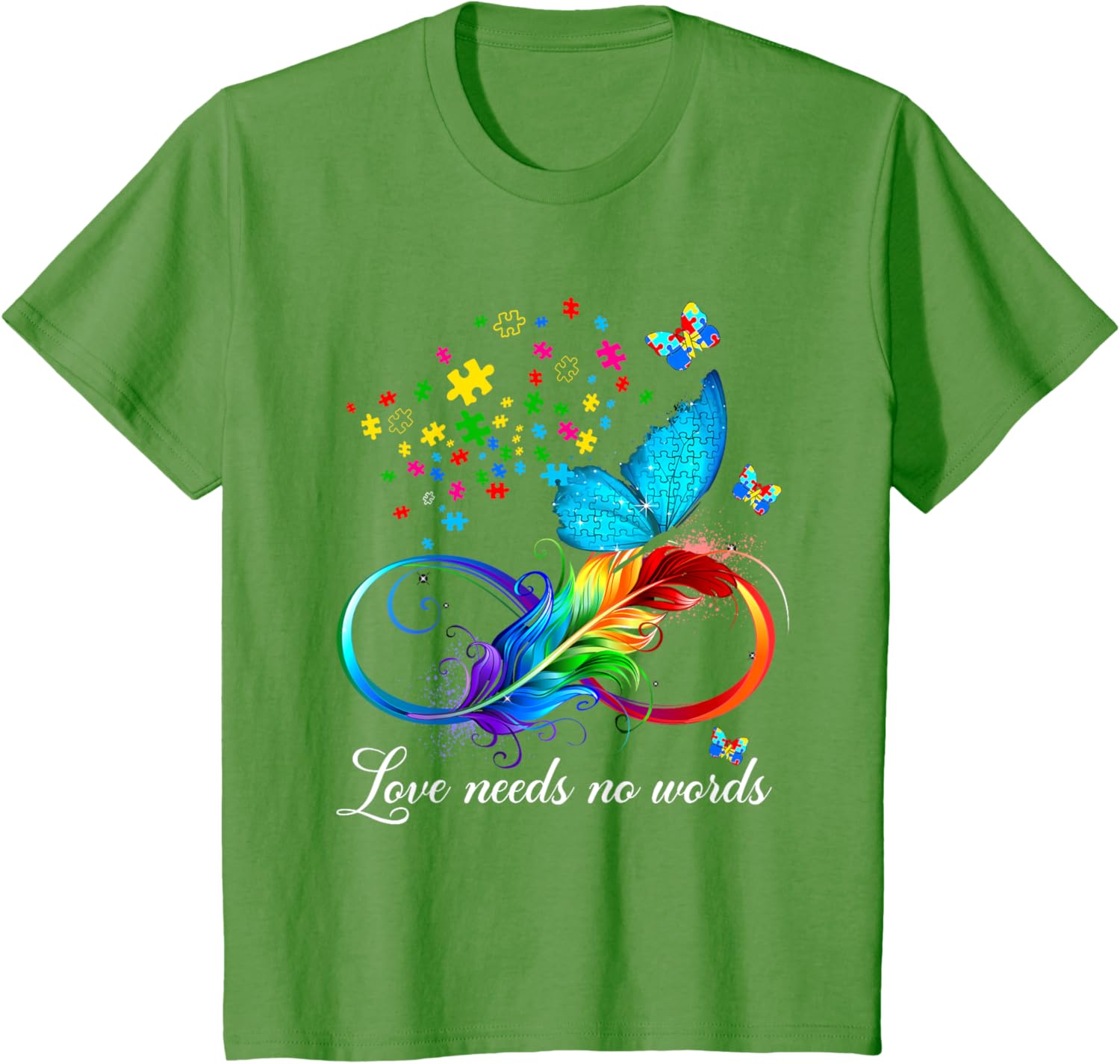Love Needs No Words Autism Kids Mom Support Autism Awareness