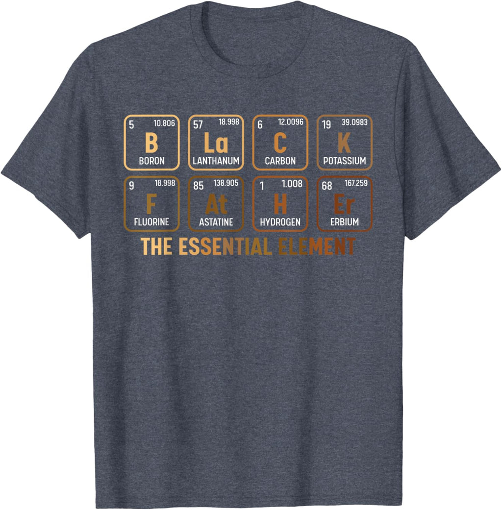 Mens Black Father's Day Black Dad Black Father Essential Element