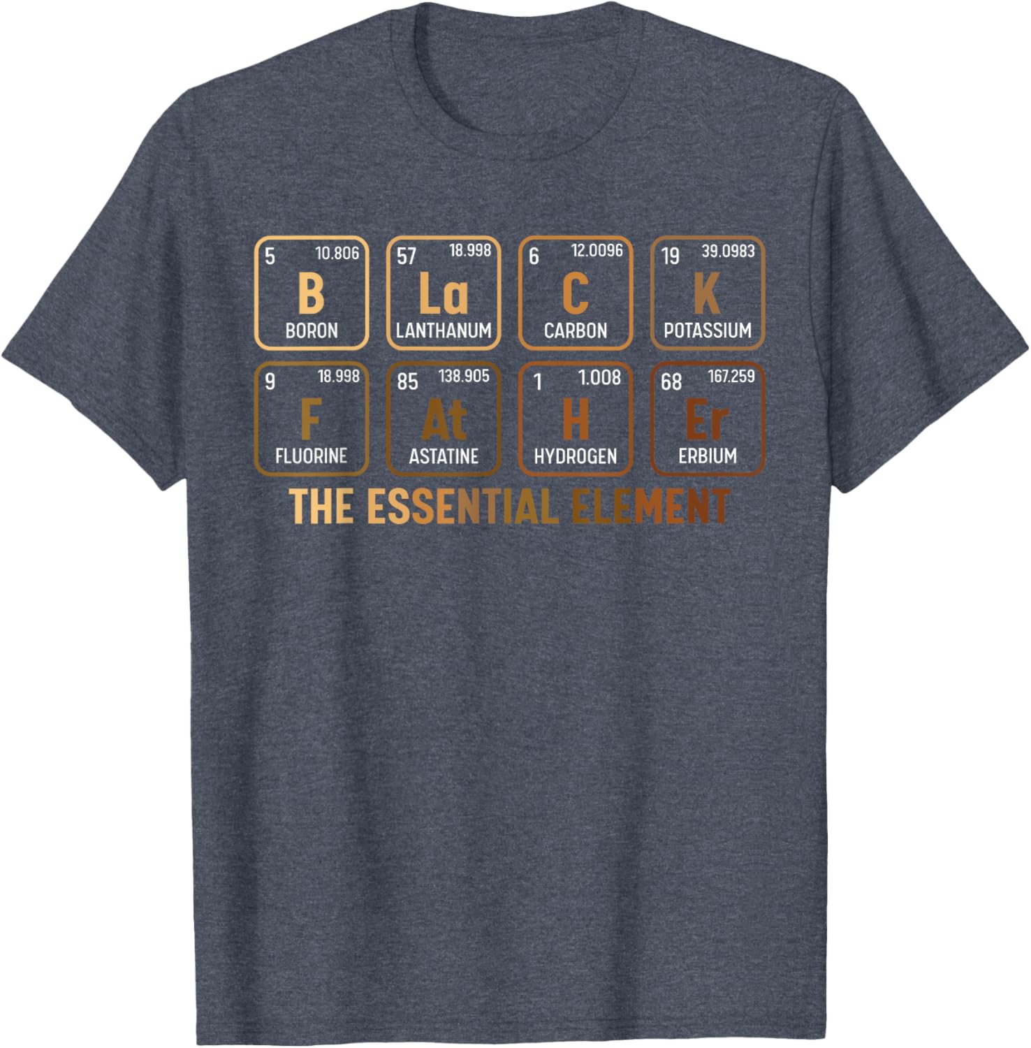 Mens Black Father's Day Black Dad Black Father Essential Element