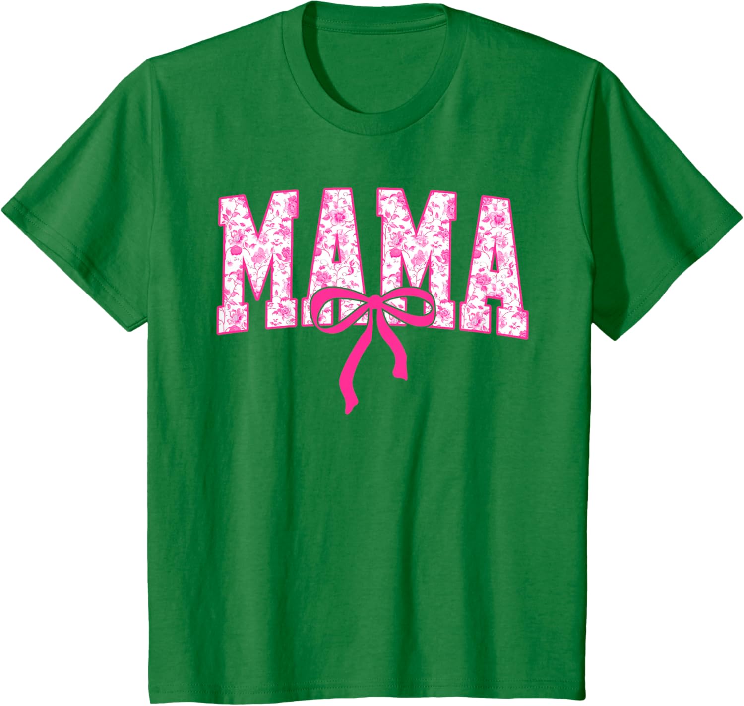 Coquette Pink Chinoiserie Mama Floral Bow Mom Mothers Day