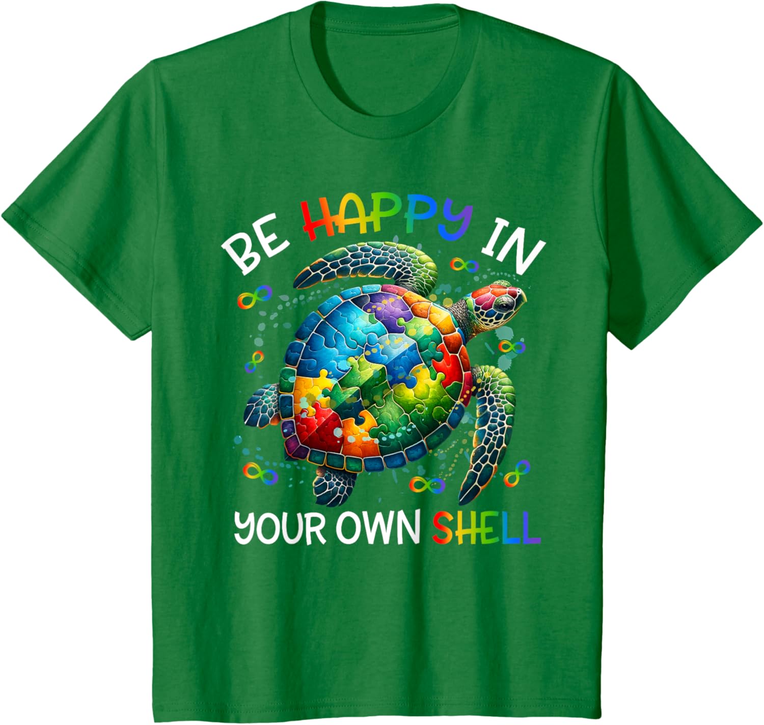 Puzzle Turtle Be Happy In Your Own Shell Autism Awareness