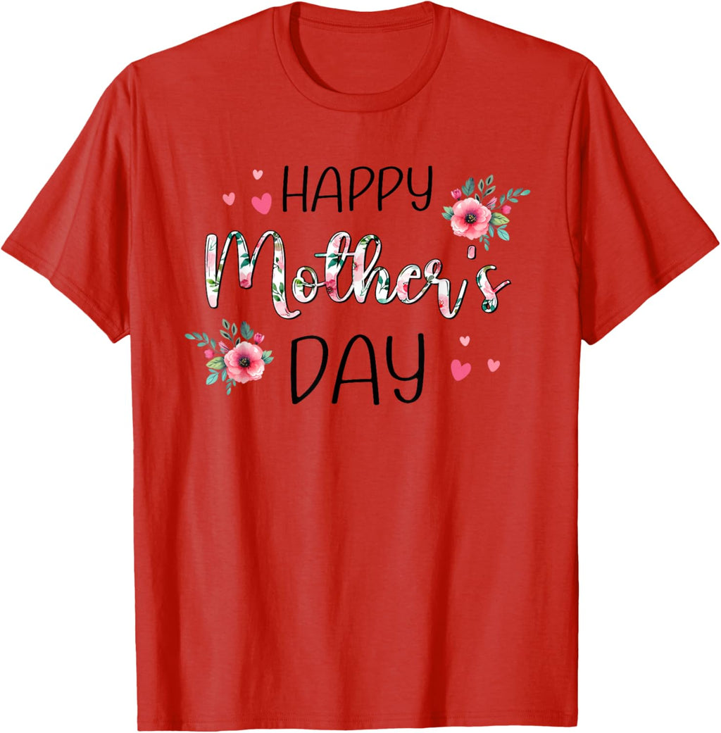 Happy Mothers Day Shirts for Women, Mom Tshirt Grandma Gift Mother Shirt