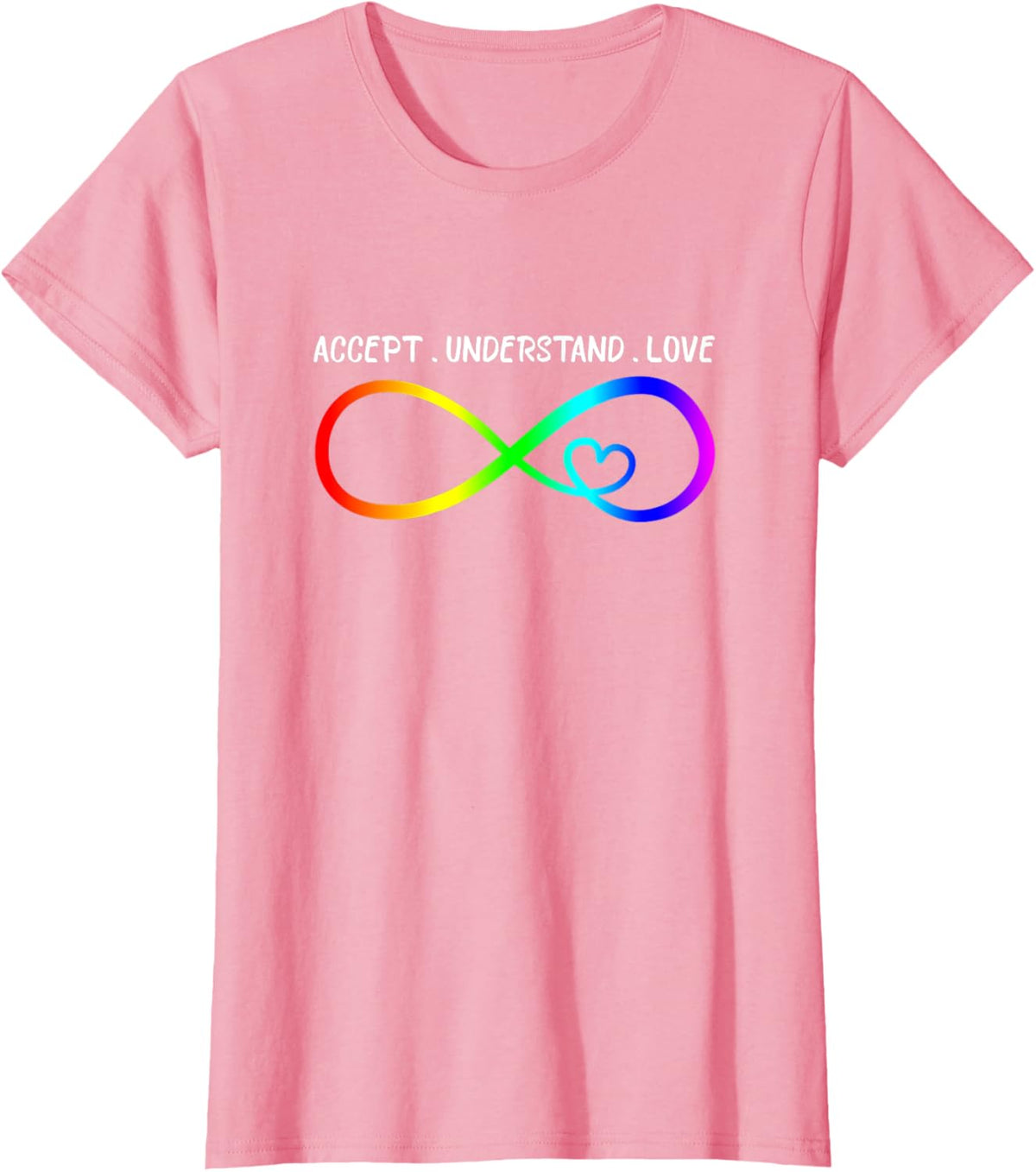 Accept Understand Love Heart Infinity Autism Awareness