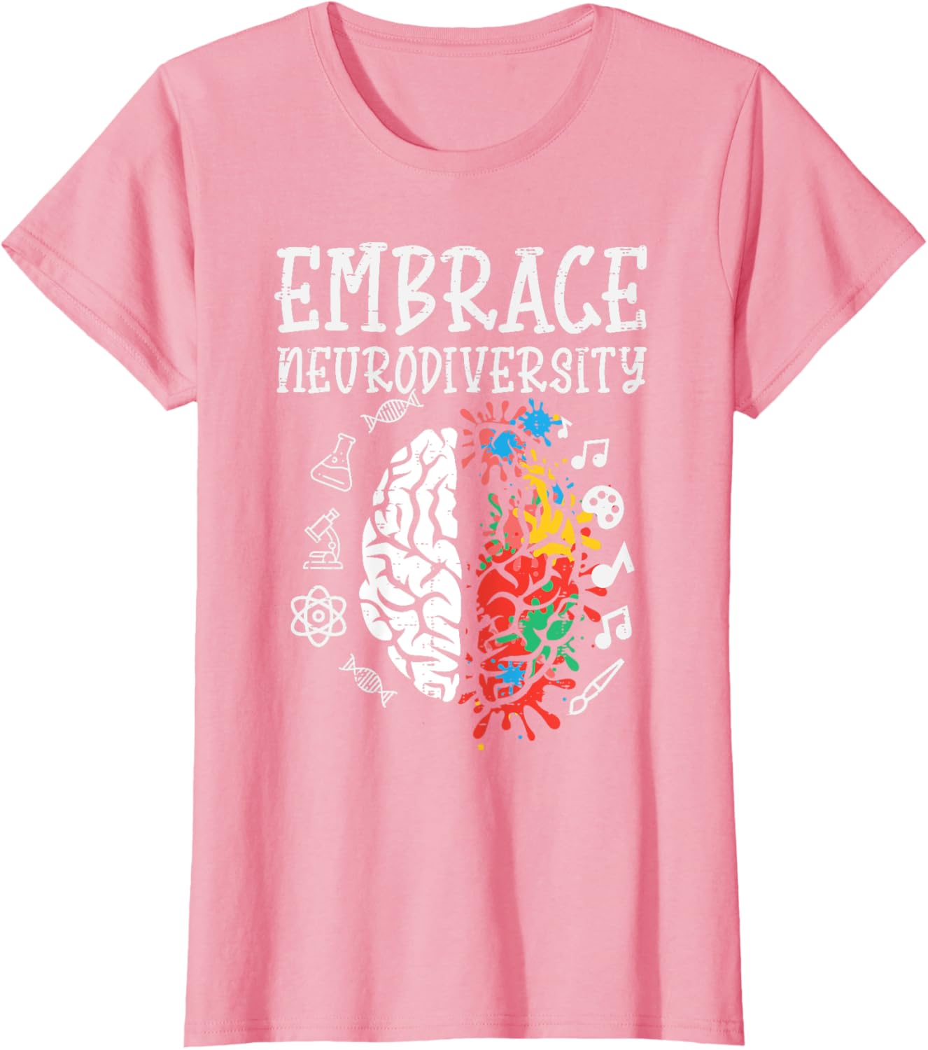 Embrace Neurodiversity Autism Awareness ASD Men Women Kids