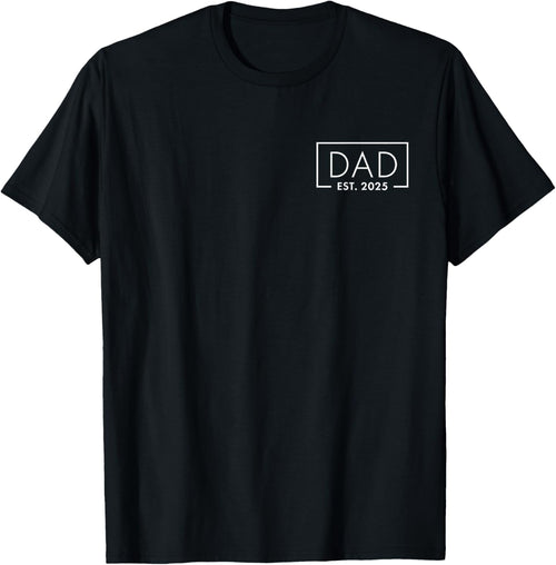 Birth Gift Co. Funny 1st Time Dad EST 2025 New Dad New First Fathers Day