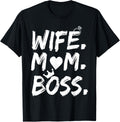 T-shirt for Wife Mom Boss Funny Mother's Day Mother Shirt