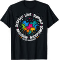 Autism Awareness Respect Love Support Blue Autism