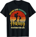 Retro Father Daughter Hiking Partner For Life Fathers Day