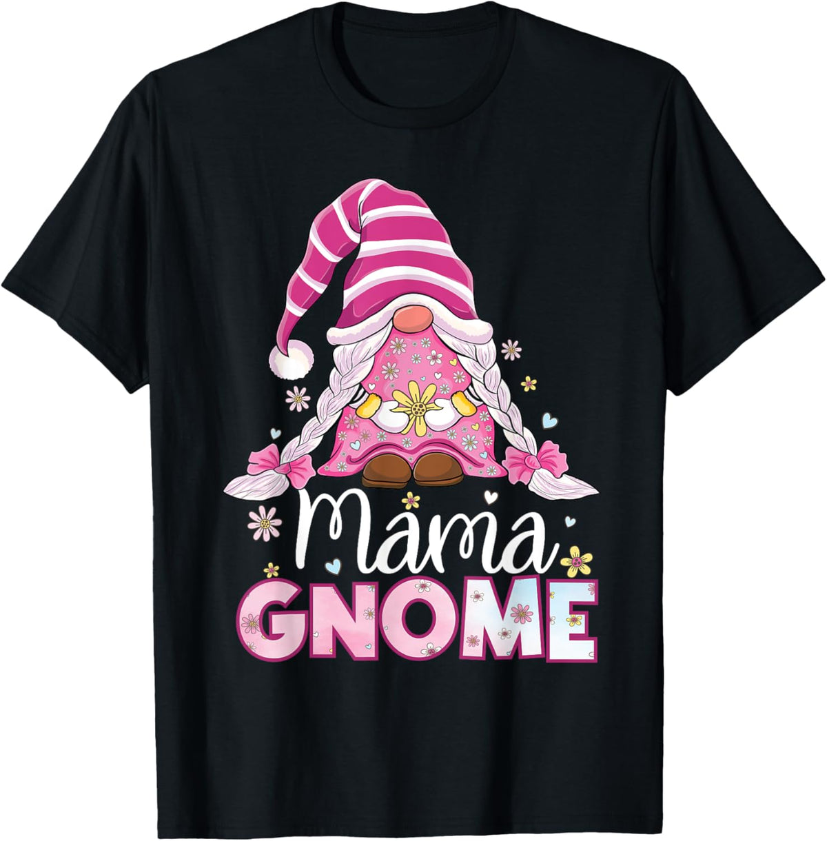 Flower For Mom Gnomies Cute Gnome Mom Happy Mother's Day