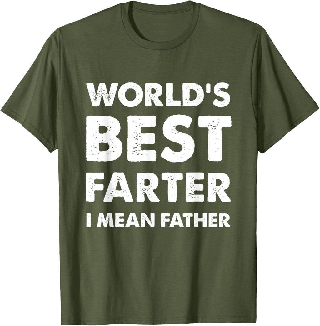 Father's Day Retro Dad World's Best Farter I Mean Father