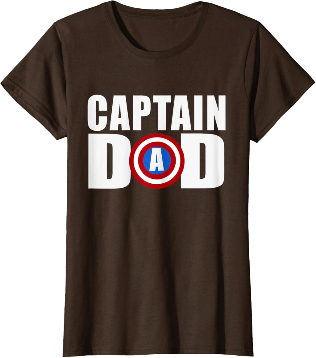 Funny Super Captain Dad Superhero Fathers Day
