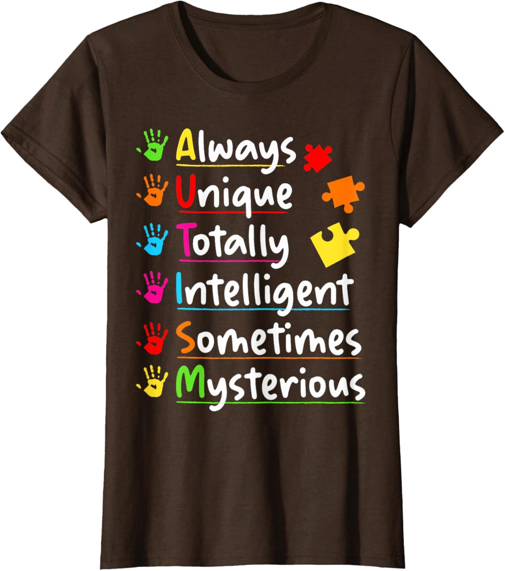 Always Unique Autism Awareness Totally Intelligent Kids