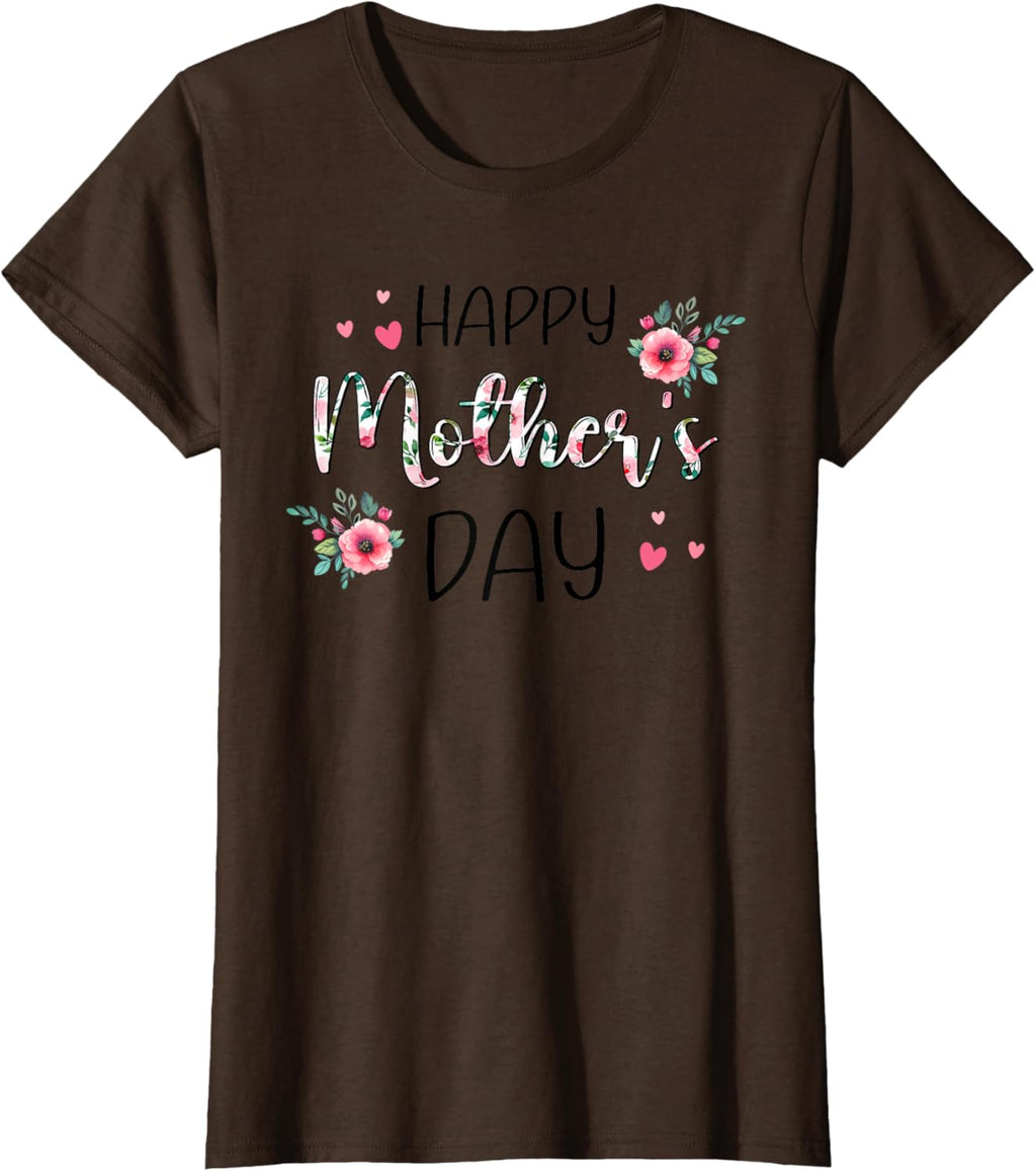 Happy Mothers Day Shirts for Women, Mom Tshirt Grandma Gift Mother Shirt