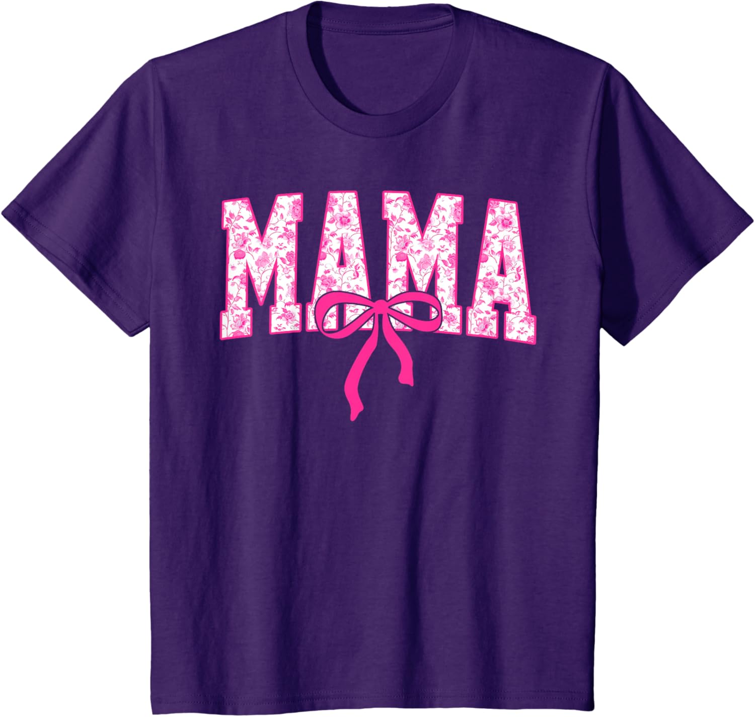 Coquette Pink Chinoiserie Mama Floral Bow Mom Mothers Day