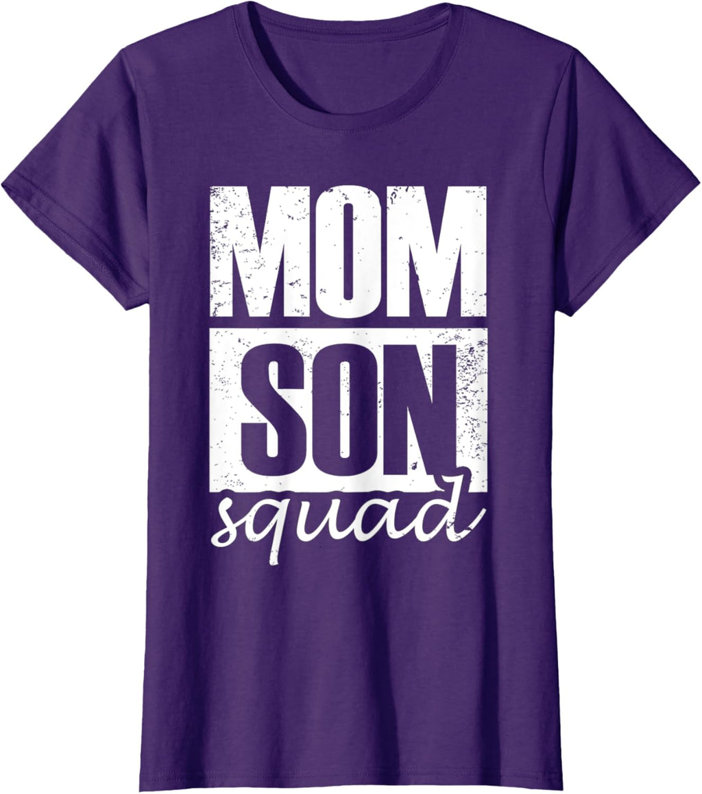 Mommy Son Squad Mom Sons Matching Mother's Day Mother Son