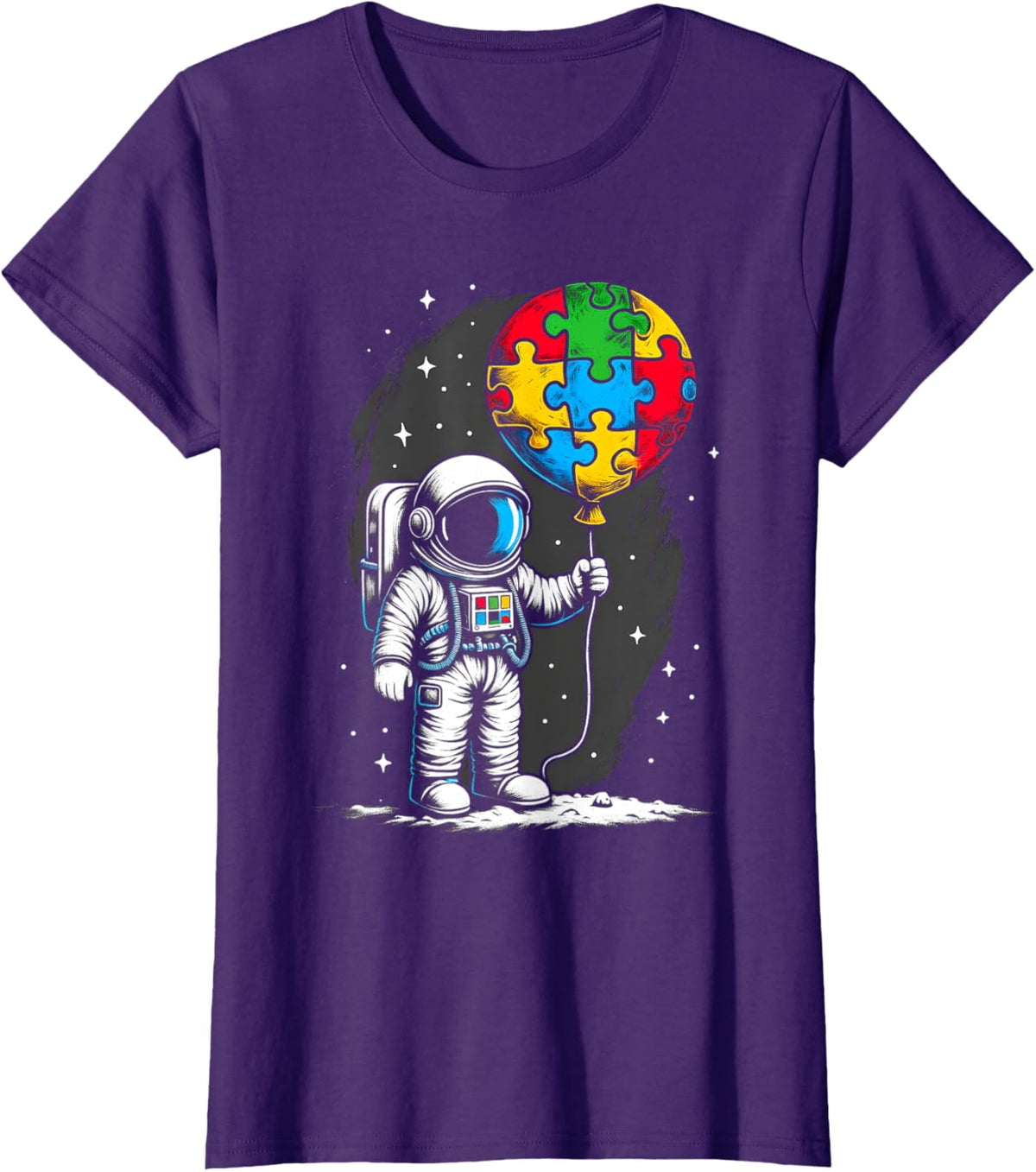 Astronaut Balloon Autism Awareness Space Autistic Kids Boys