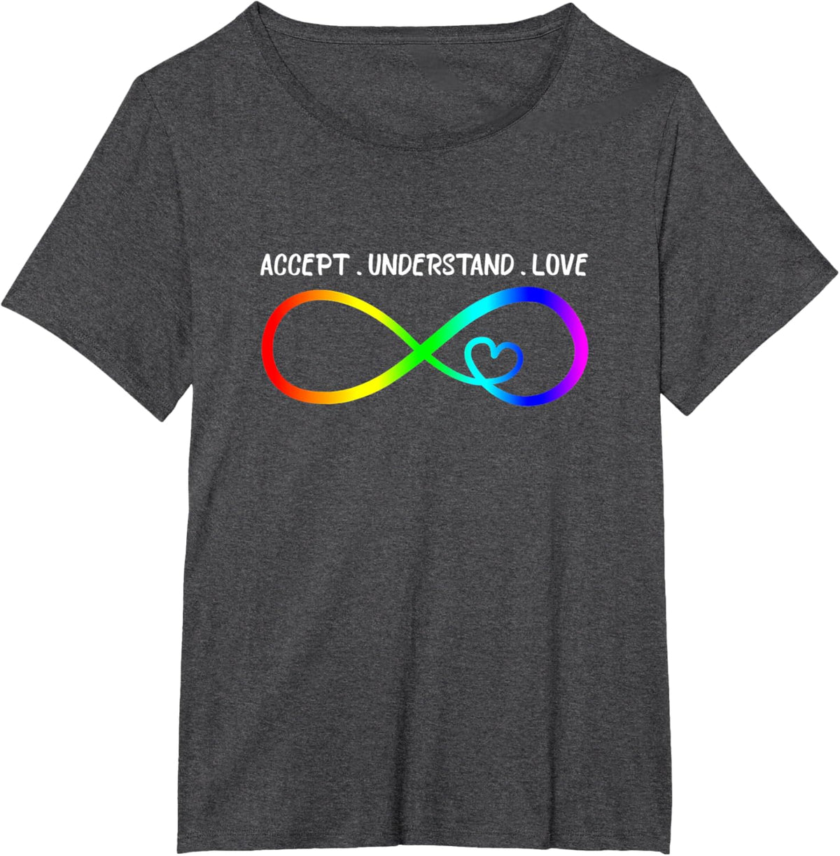 Accept Understand Love Heart Infinity Autism Awareness
