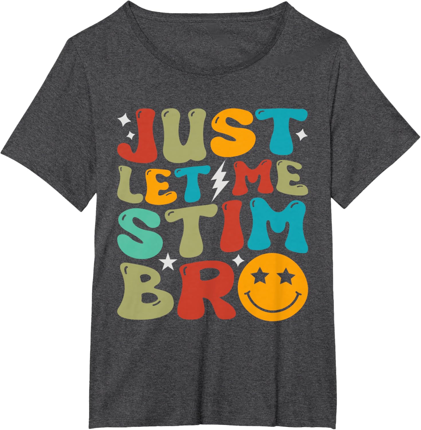Groovy Just Let Me Stim Bro Kids Boys Funny Autism Awareness