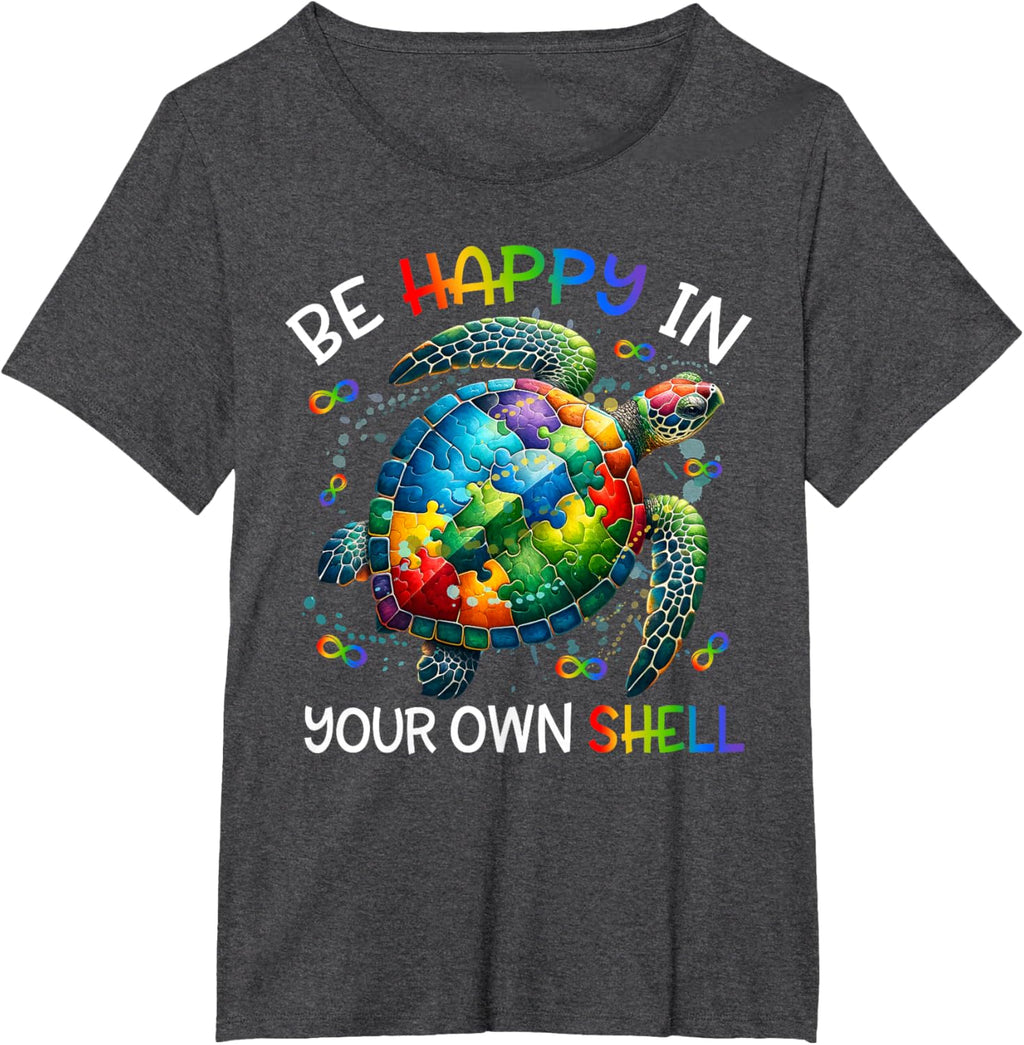 Puzzle Turtle Be Happy In Your Own Shell Autism Awareness