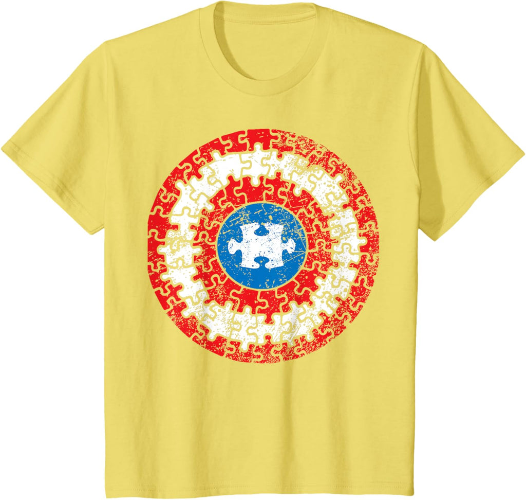 Autism Awareness Captain Shirt Support Autistic Superkid