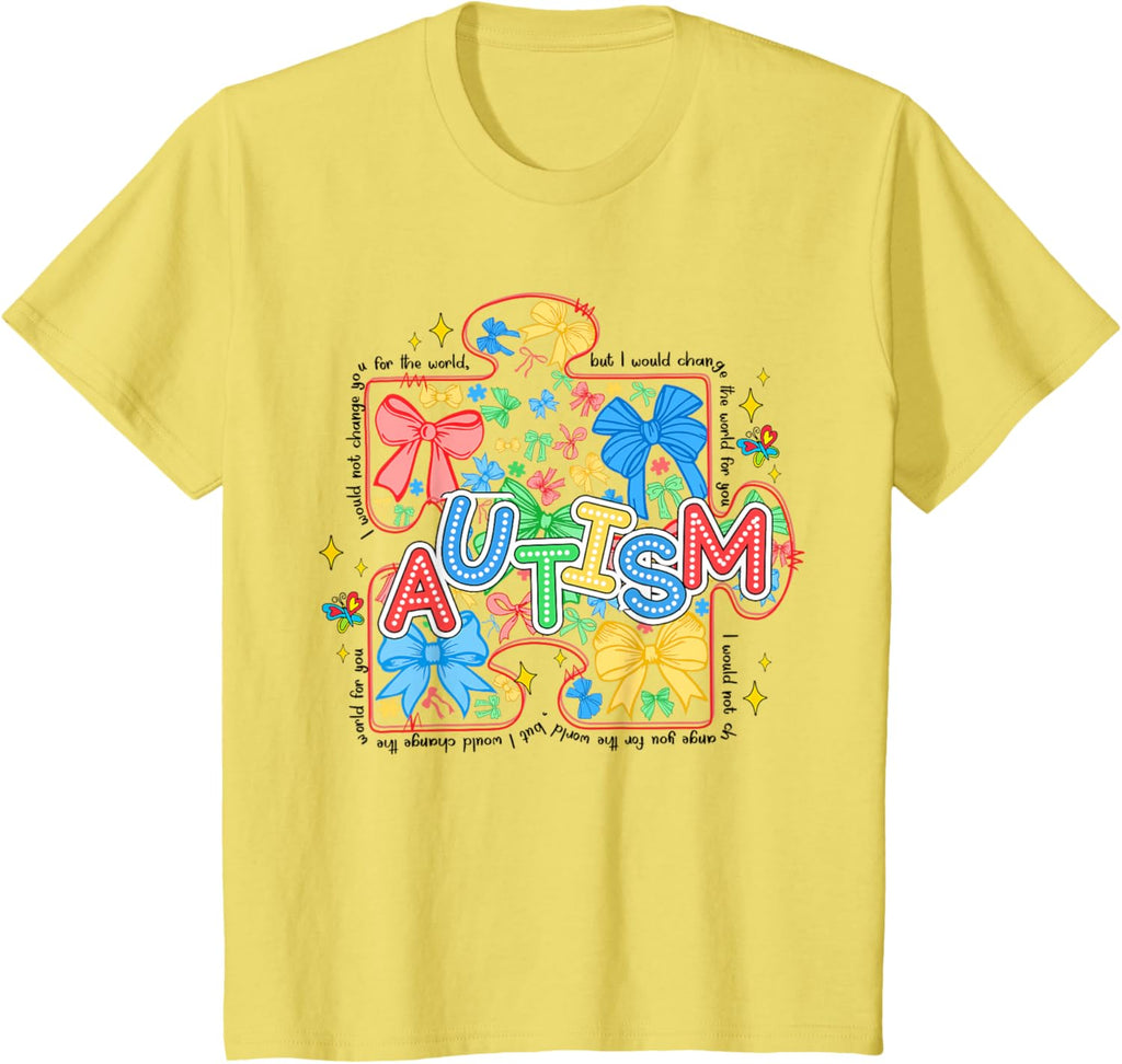 Autism Awareness Coquette Bow Autism Awareness Puzzle Piece