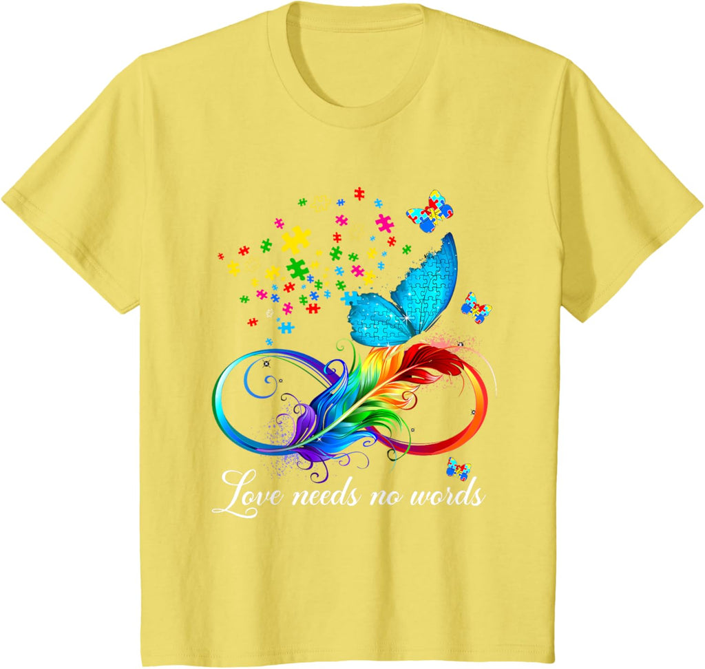 Love Needs No Words Autism Kids Mom Support Autism Awareness