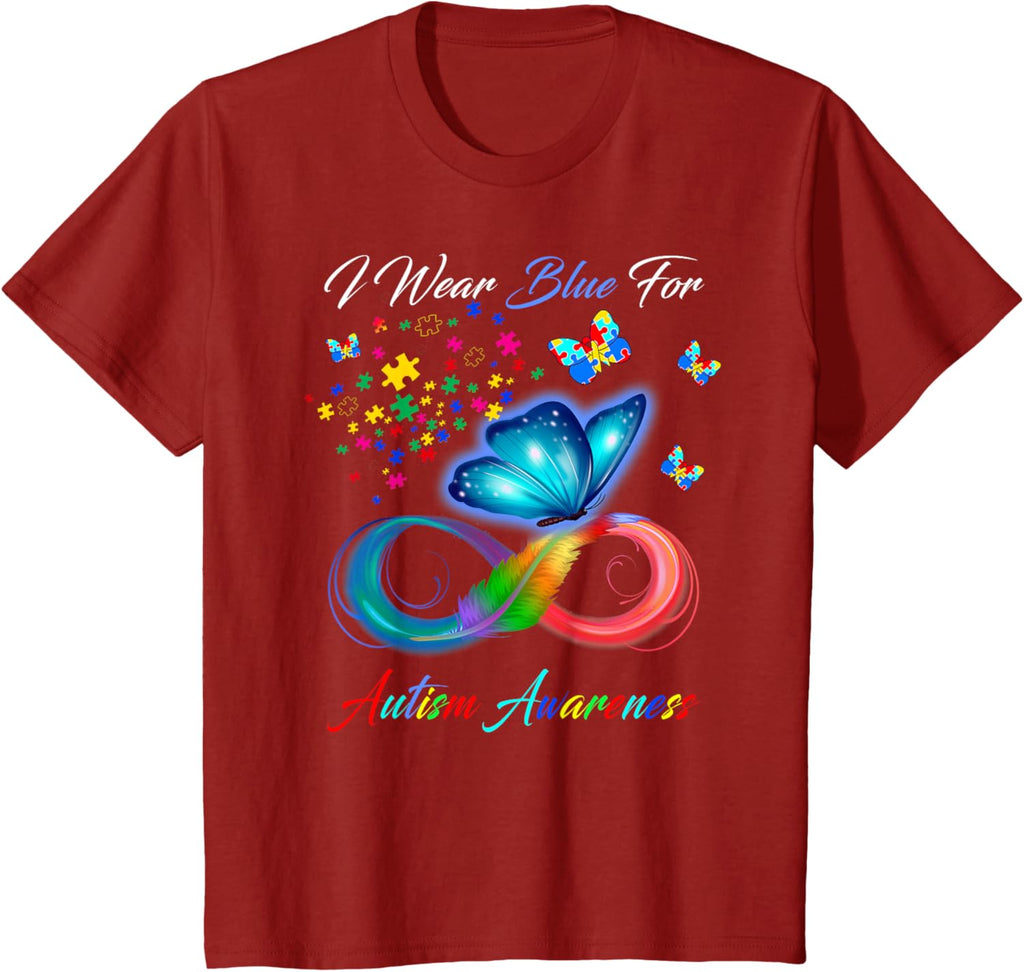 I Wear Blue For Autism Awareness - Autism Awareness Month