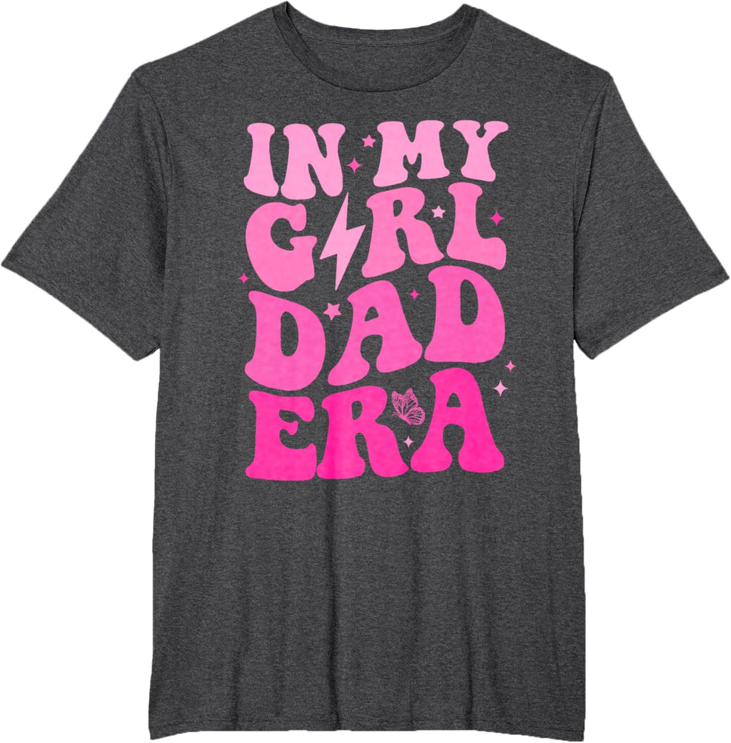 In My Dad Era Girl Groovy Retro Papa Fathers Day